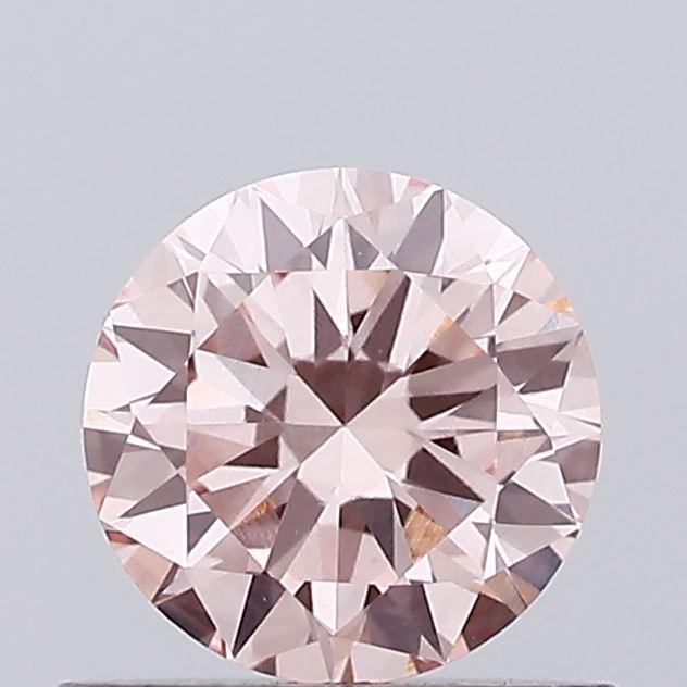 0.57 Ct. Fancy Intense Pink Round Lab Grown Diamond