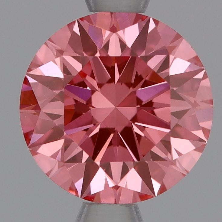 1.04 Ct. Fancy Vivid Pink Round Lab Grown Diamond