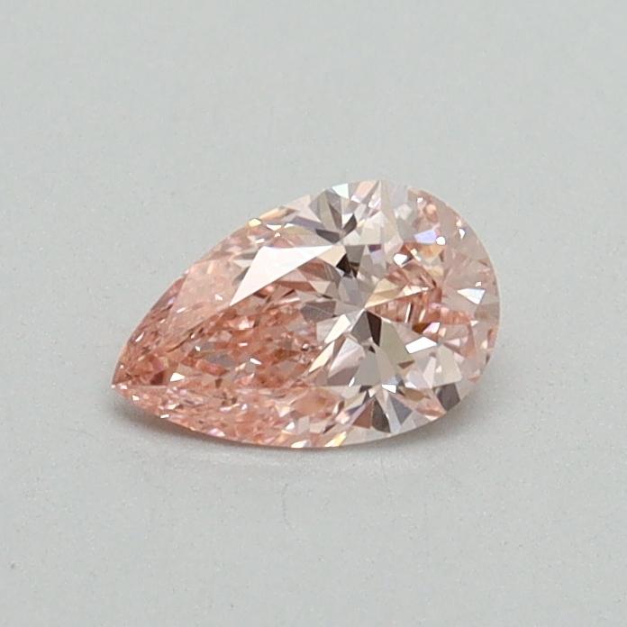 0.32 Ct. Fancy Vivid Pink Pear Lab Grown Diamond