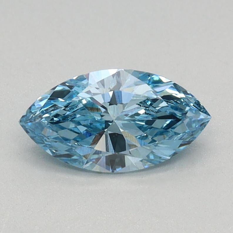 0.49 Ct. Fancy Vivid Blue Marquise Lab Grown Diamond