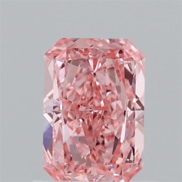 0.83 Ct. Fancy Vivid Pink Radiant Lab Grown Diamond
