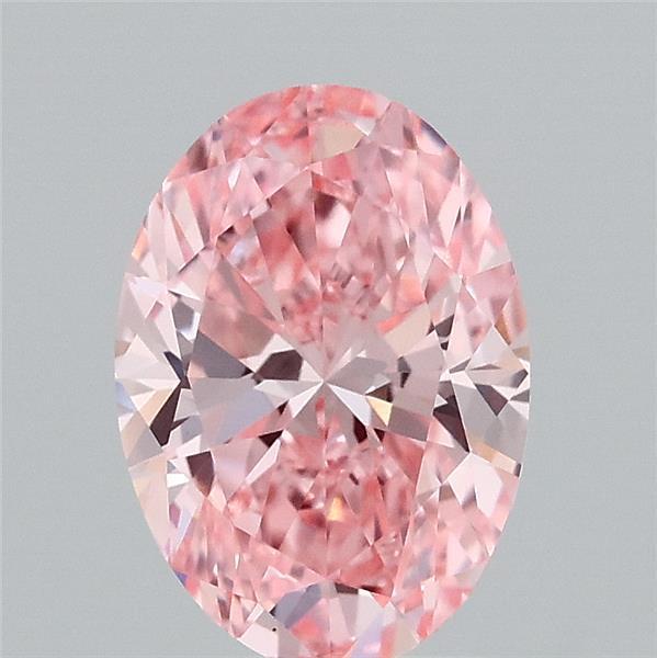1.59 Ct. Fancy Vivid Pink Oval Lab Grown Diamond