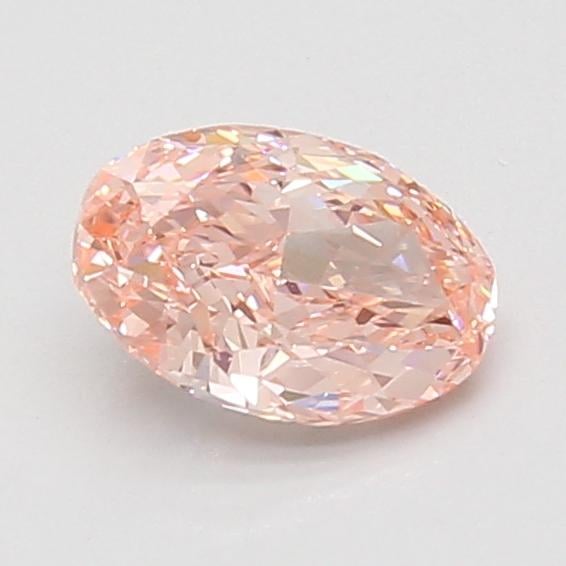1.01 Ct. Fancy Vivid Pink Oval Lab Grown Diamond