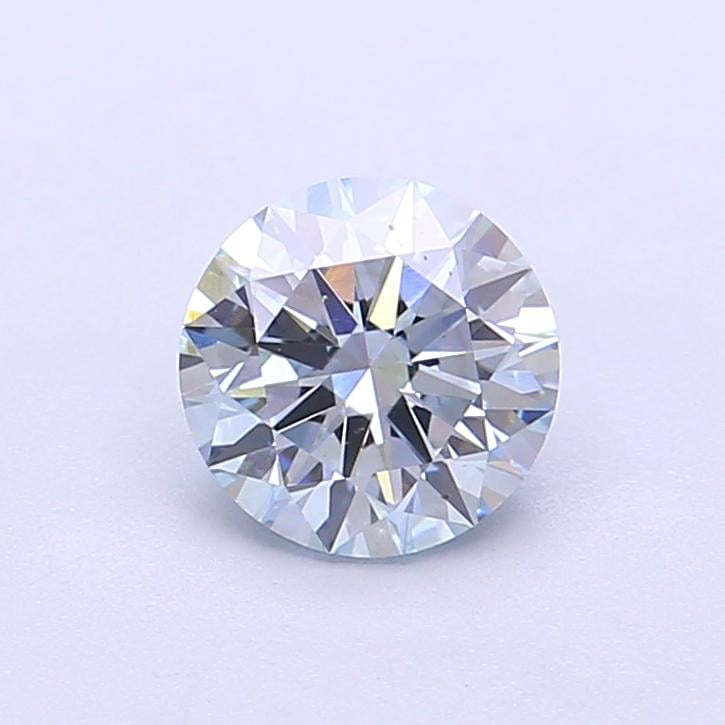 1.06 Ct. Fancy Light Blue Round Lab Grown Diamond