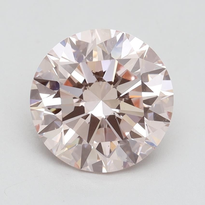 3.35 Ct. Fancy Intense Pink Round Lab Grown Diamond
