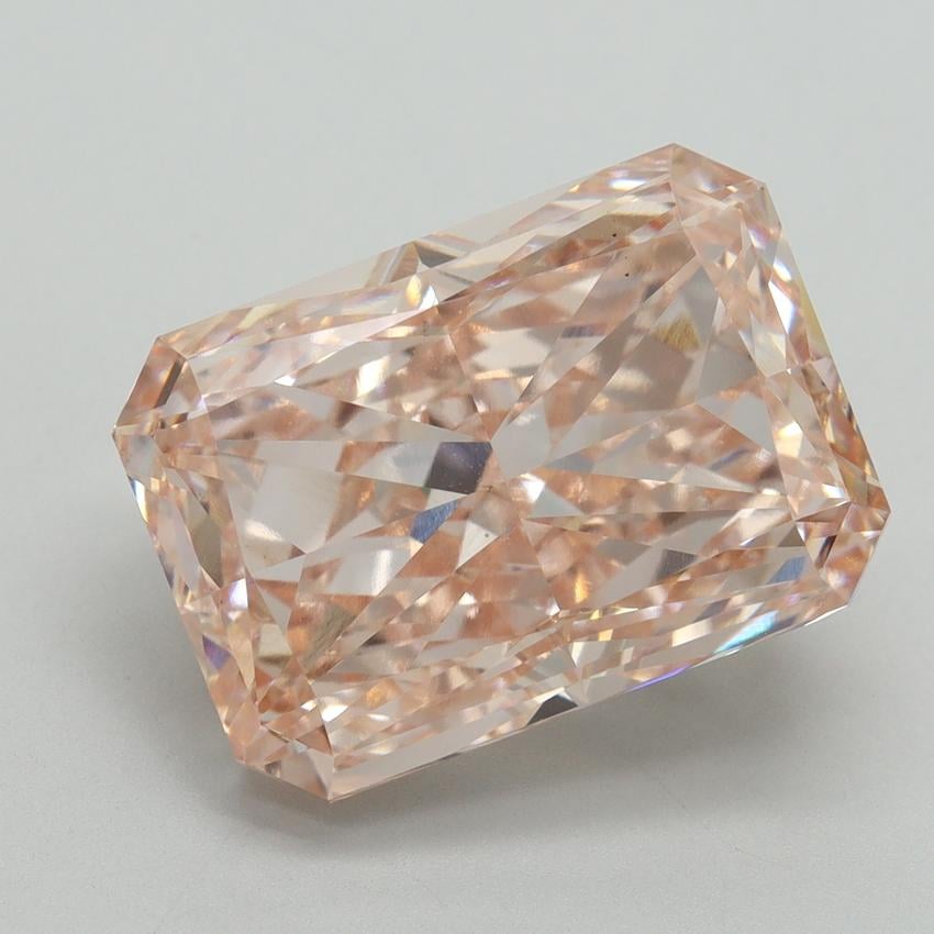 10.50 Ct. Fancy Intense Pink Radiant Lab Grown Diamond