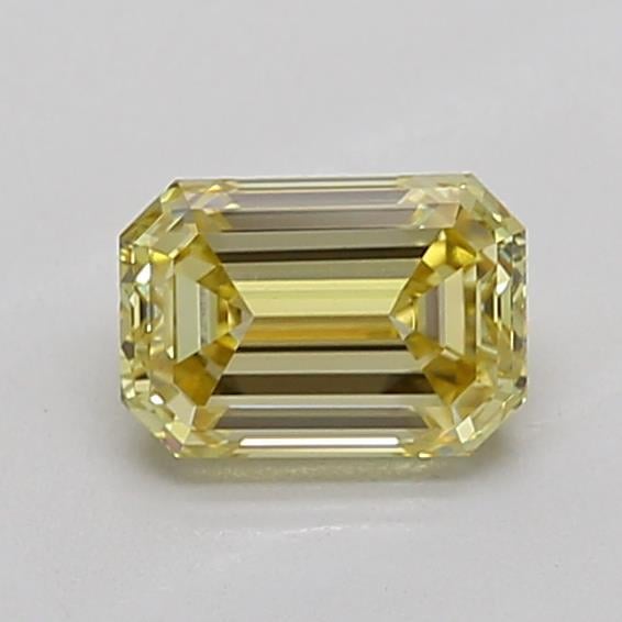 1.04 Ct. Fancy  Yellow Emerald Lab Grown Diamond