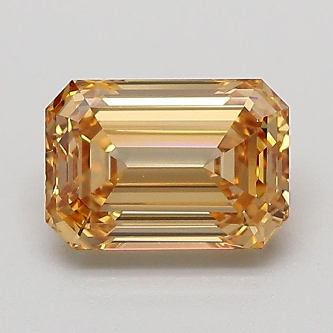 1.14 Ct. Fancy Light  Brown Emerald Lab Grown Diamond