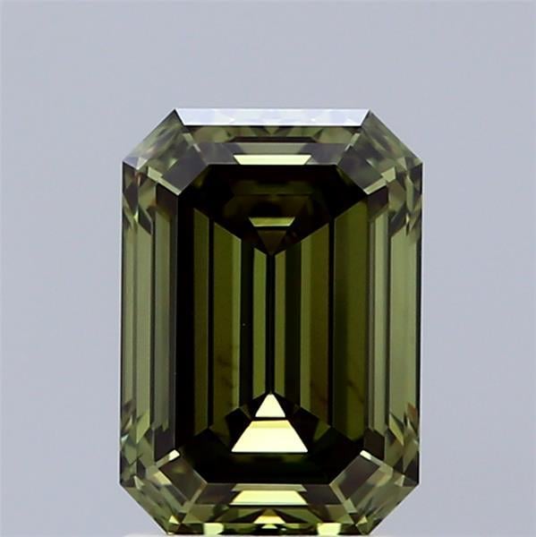 2.02 Ct. Fancy Vivid Green Emerald Lab Grown Diamond