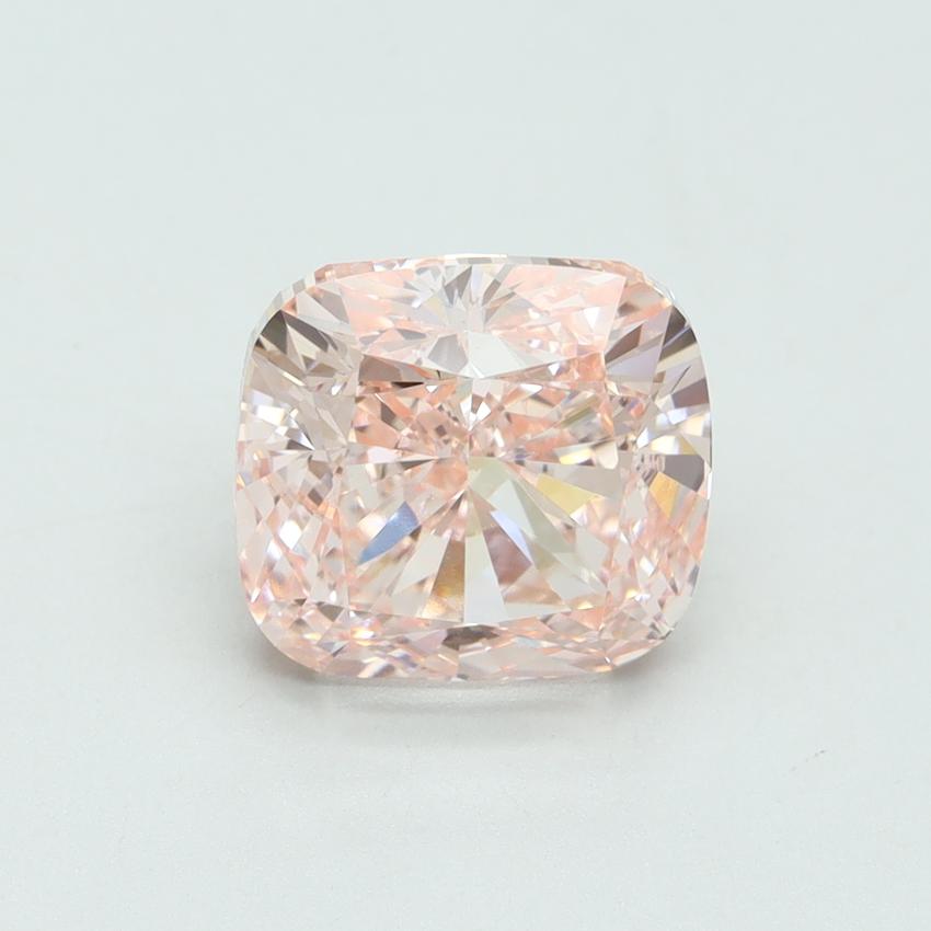 3.56 Ct. Fancy Intense Pink Cushion Lab Grown Diamond