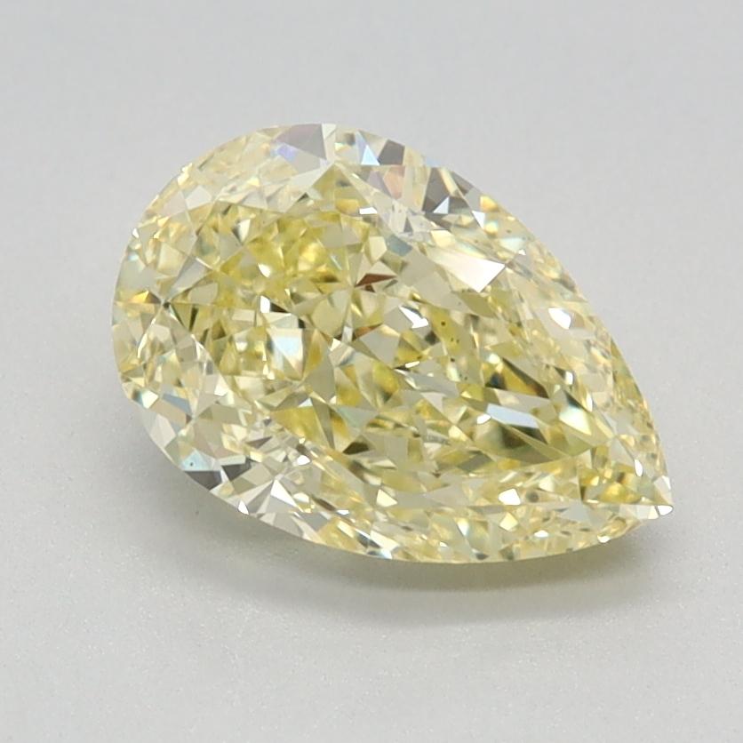 1.42 Ct. Fancy Intense Yellow Pear Lab Grown Diamond