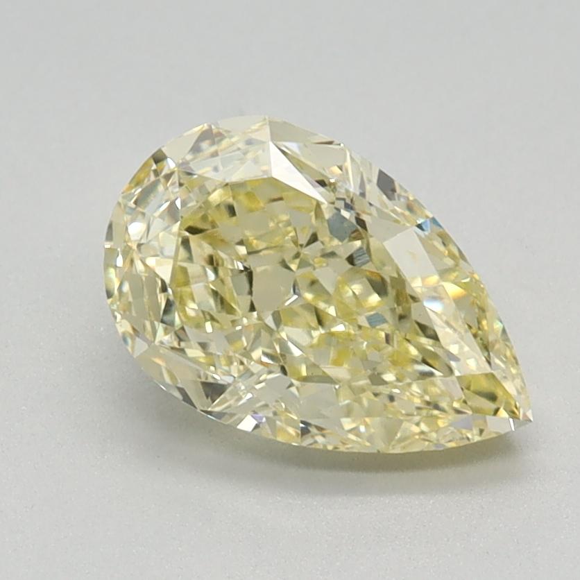 1.15 Ct. Fancy Intense Yellow Pear Lab Grown Diamond