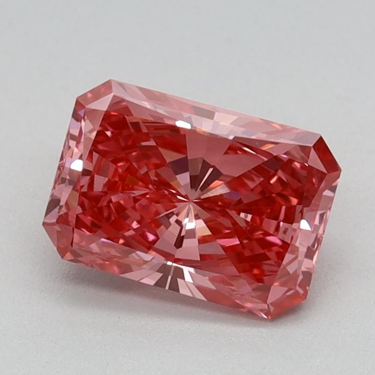 0.80 Ct. Fancy Vivid Pink Radiant Lab Grown Diamond