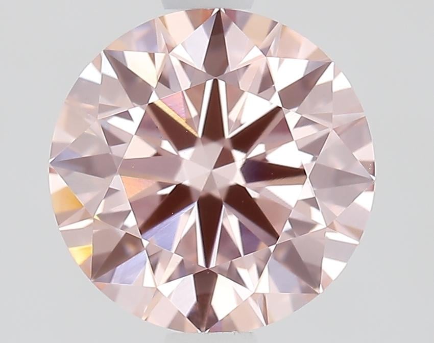 1.46 Ct. Fancy Intense Pink Round Lab Grown Diamond