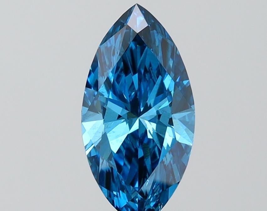 1.25 Ct. Fancy Vivid Blue Marquise Lab Grown Diamond