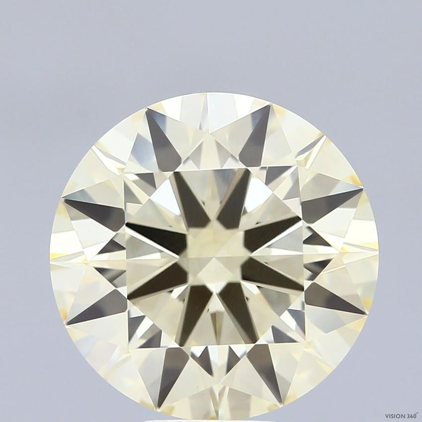 8.12 Ct. Fancy Light Yellow Round Lab Grown Diamond