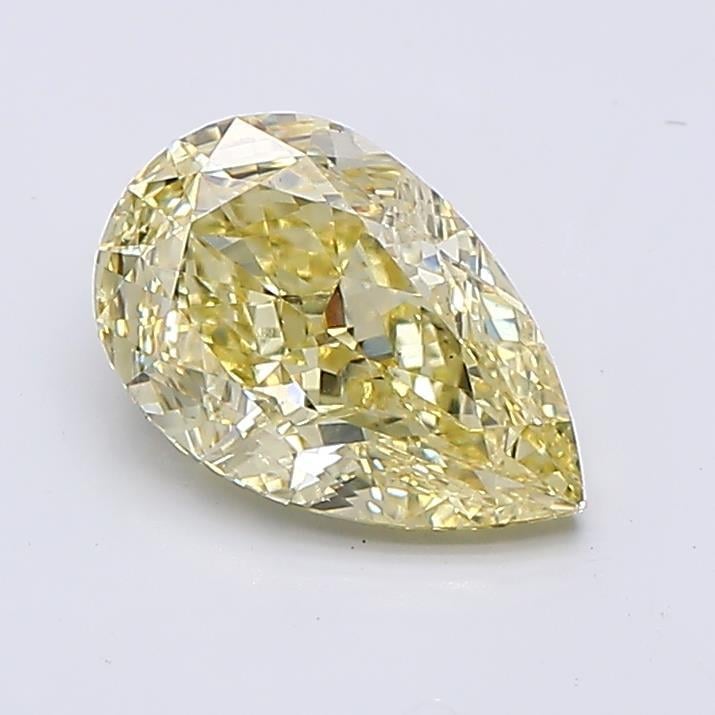 1.55 Ct. Fancy Intense  Yellow Pear Lab Grown Diamond