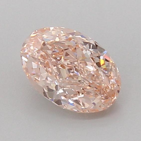 1.04 Ct. Fancy Intense Pink Oval Lab Grown Diamond