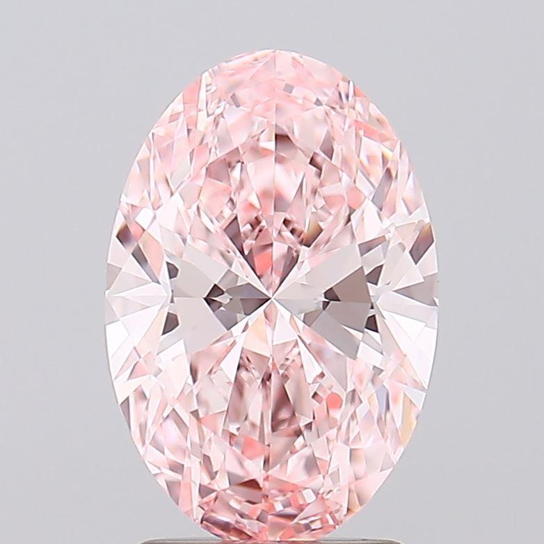 1.84 Ct. Fancy Vivid  Pink Oval Lab Grown Diamond