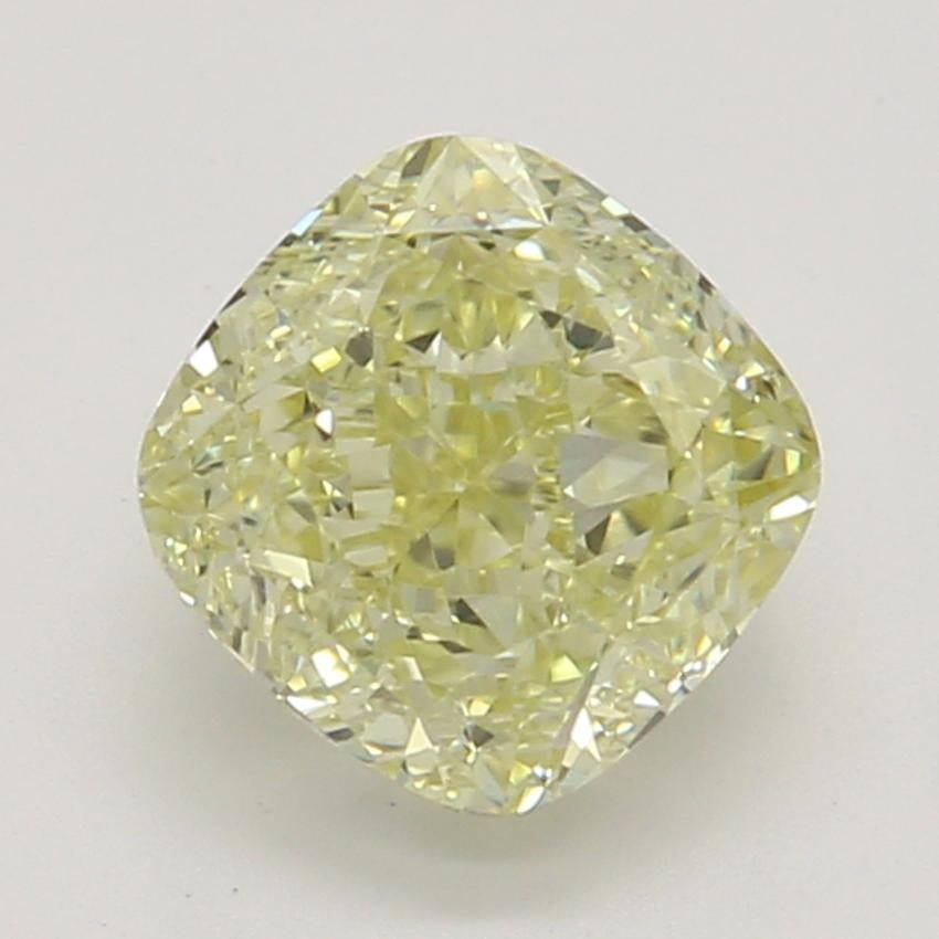 0.70 Ct. Fancy Yellow Cushion Diamond