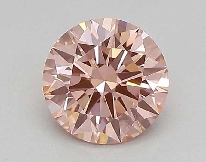 0.54 Ct. Fancy Vivid  Pink Round Lab Grown Diamond