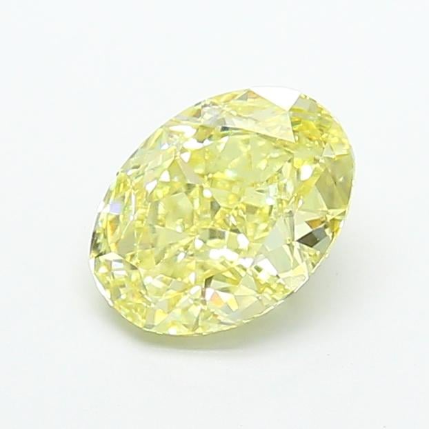 2.03 Ct. Fancy Yellow Oval Lab Grown Diamond