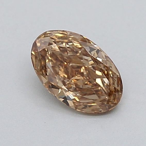 0.31 Ct. Light  Brown Oval Lab Grown Diamond