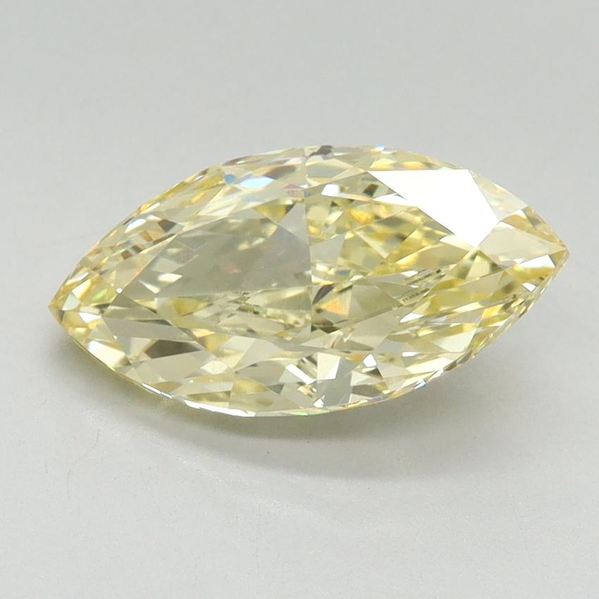 2.10 Ct. Fancy Intense Yellow Marquise Lab Grown Diamond