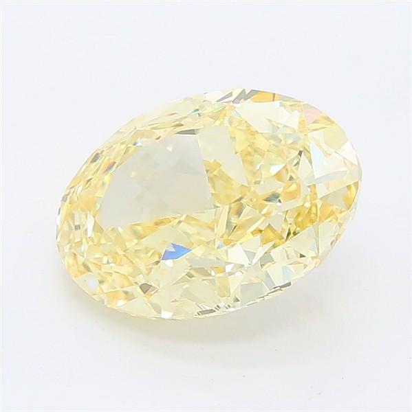 2.25 Ct. Fancy Intense Yellow Oval Lab Grown Diamond