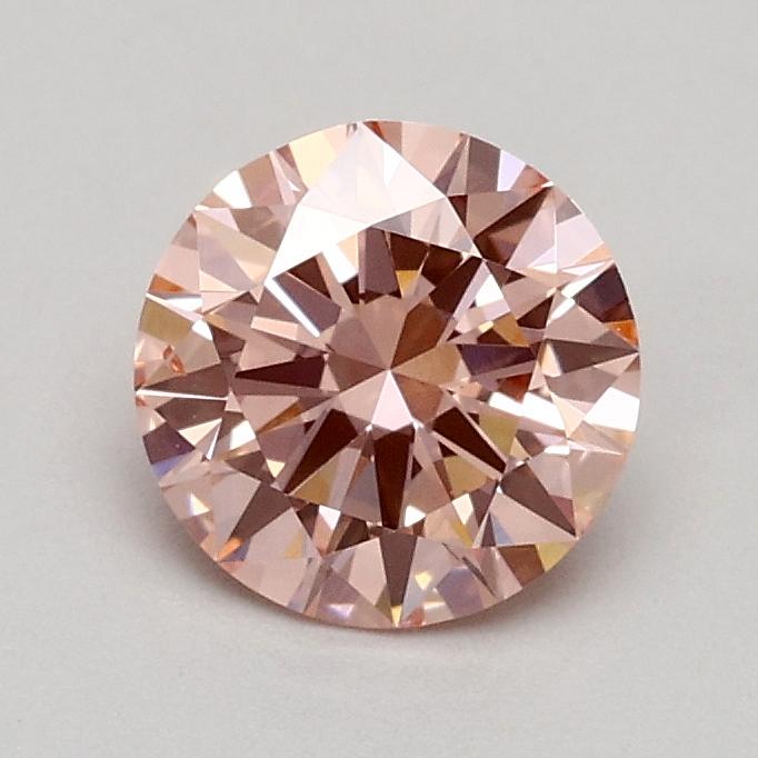 0.60 Ct. Fancy Intense Pink Round Lab Grown Diamond