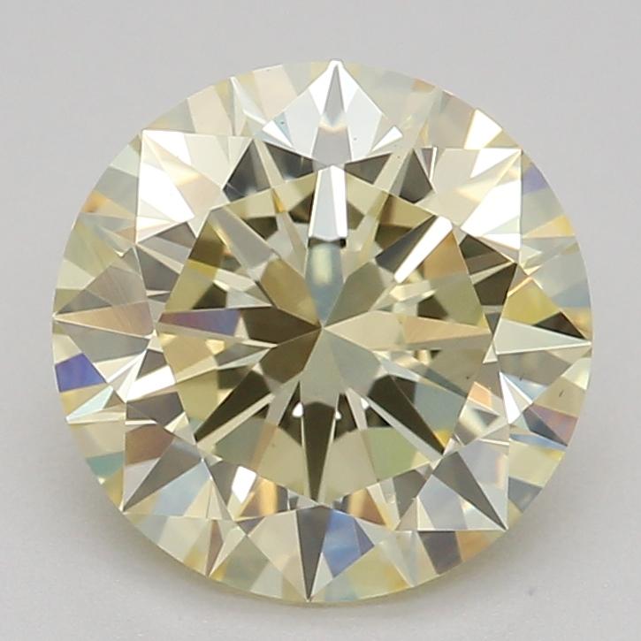 1.26 Ct. Fancy Yellow Round Lab Grown Diamond