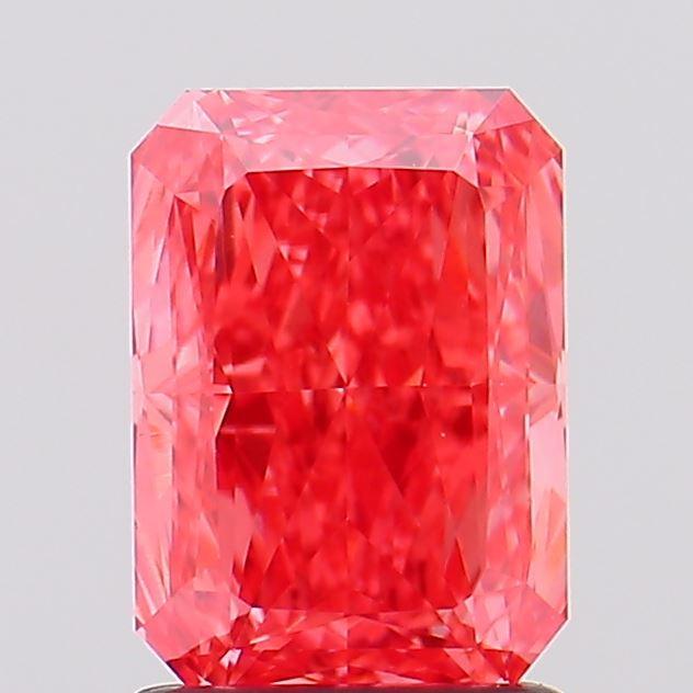 1.76 Ct. Fancy Vivid Pink Radiant Lab Grown Diamond