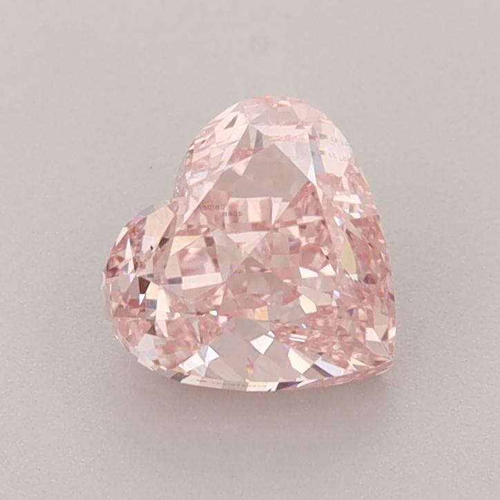 1.19 Ct. Fancy Vivid  Pink Heart Lab Grown Diamond