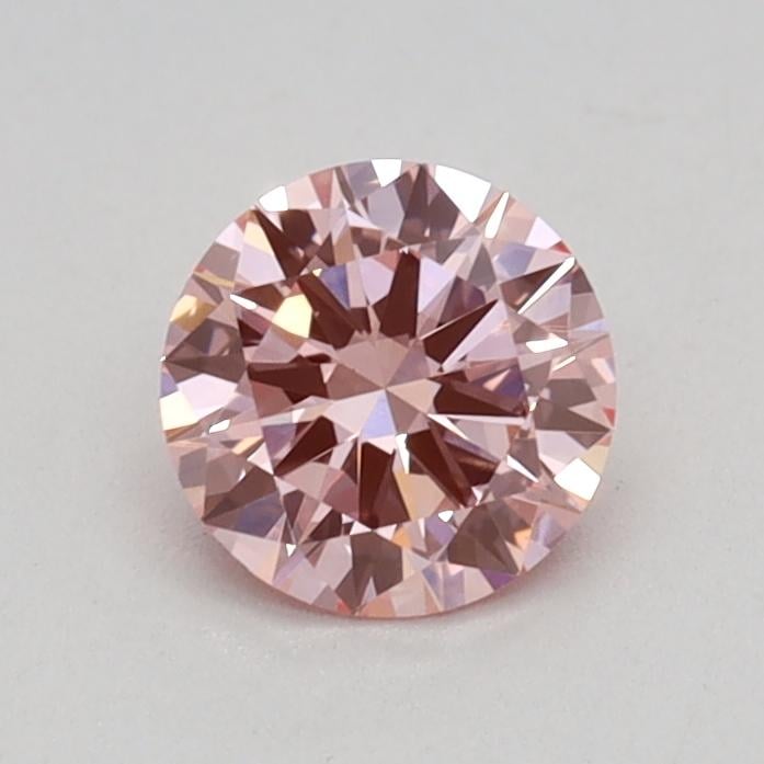 0.42 Ct. Fancy Vivid Pink Round Lab Grown Diamond
