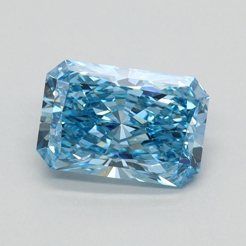 0.94 Ct. Fancy Vivid Blue Radiant Lab Grown Diamond
