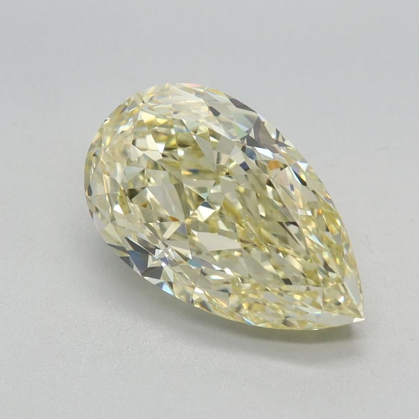 3.27 Ct. Fancy Yellow Pear Lab Grown Diamond