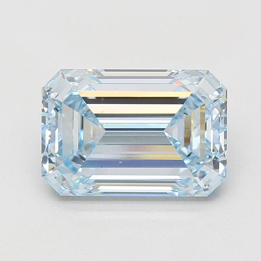 5.03 Ct. Fancy Intense Blue Emerald Lab Grown Diamond