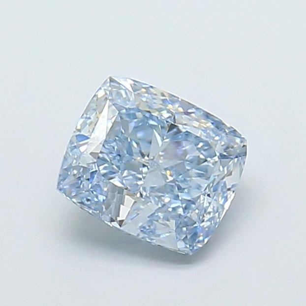 1.33 Ct. Fancy Intense  Blue Cushion Lab Grown Diamond