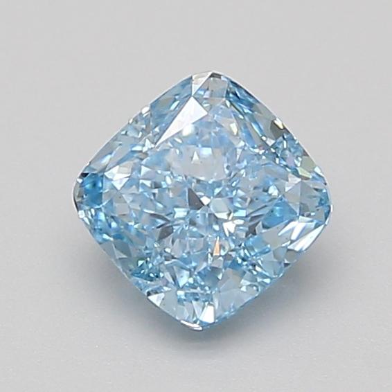 1.15 Ct. Fancy Vivid Blue Cushion Lab Grown Diamond