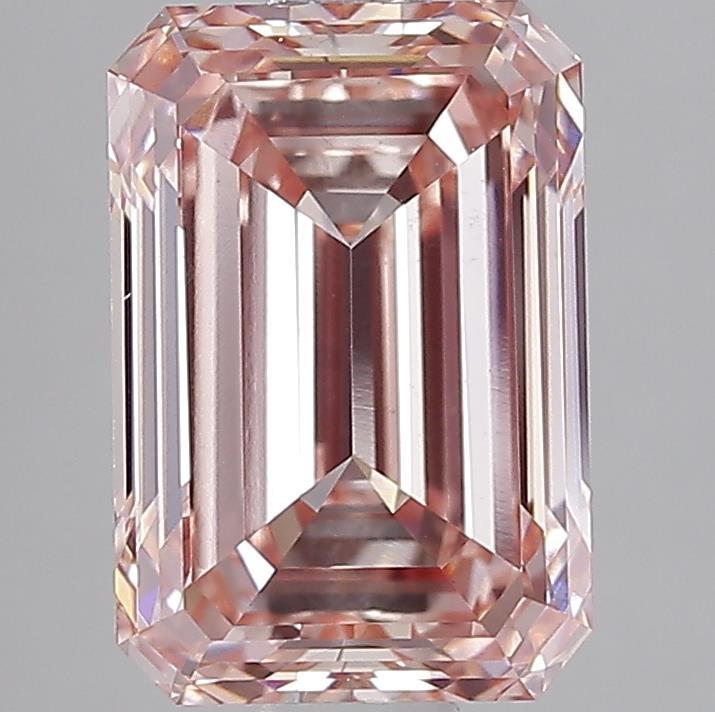 3.00 Ct. Fancy Intense Pink Emerald Lab Grown Diamond