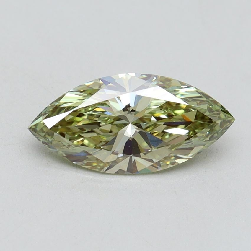 1.04 Ct. Fancy Intense Green Marquise Lab Grown Diamond
