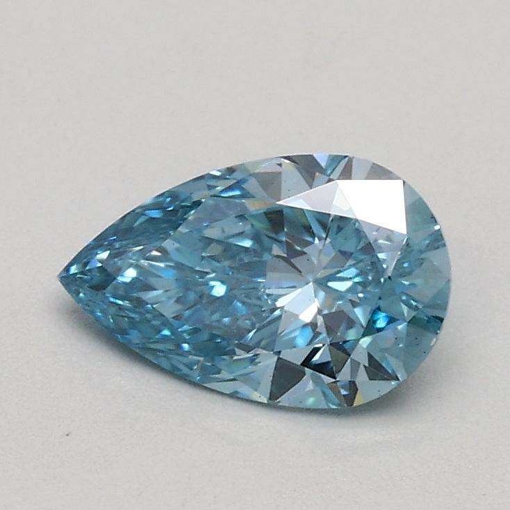 0.50 Ct. Fancy Vivid Blue Pear Lab Grown Diamond