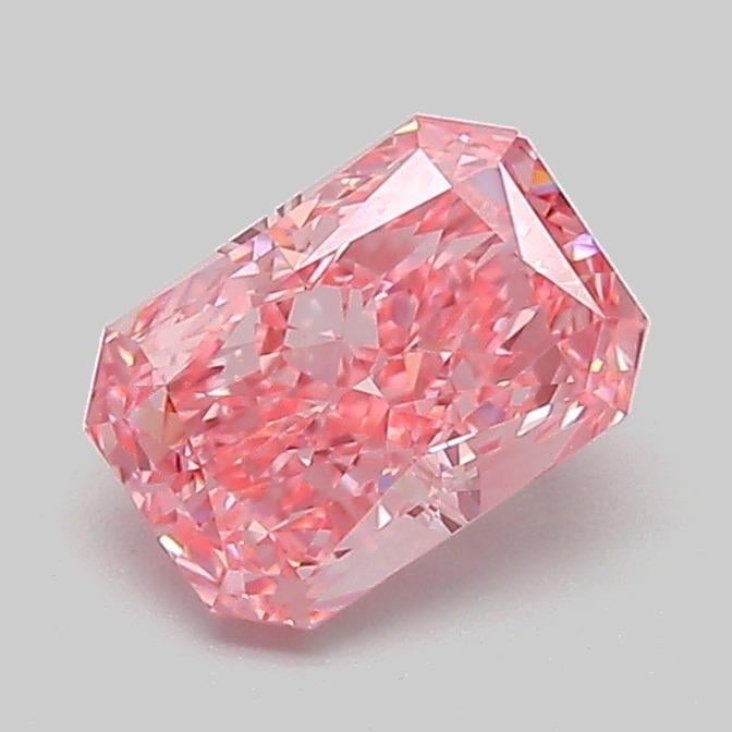 1.03 Ct. Fancy Vivid Pink Radiant Lab Grown Diamond