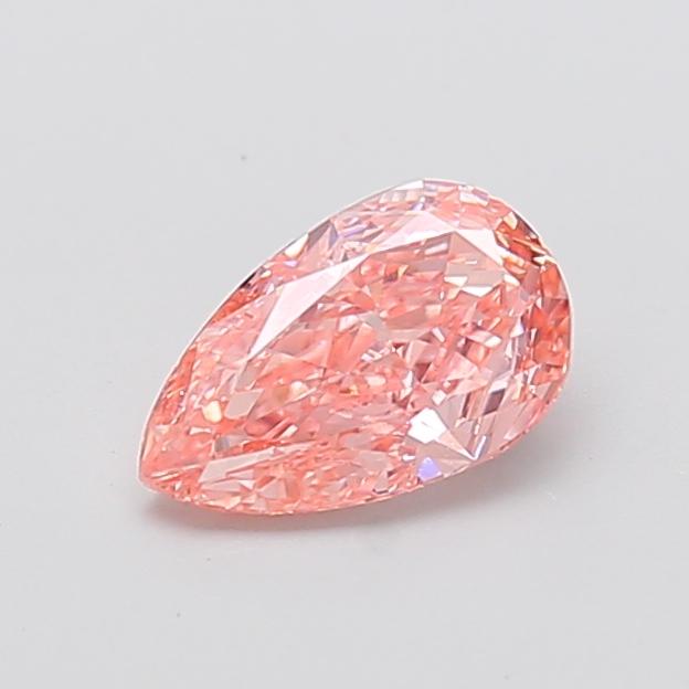1.18 Ct. Fancy Intense  Pink Pear Lab Grown Diamond