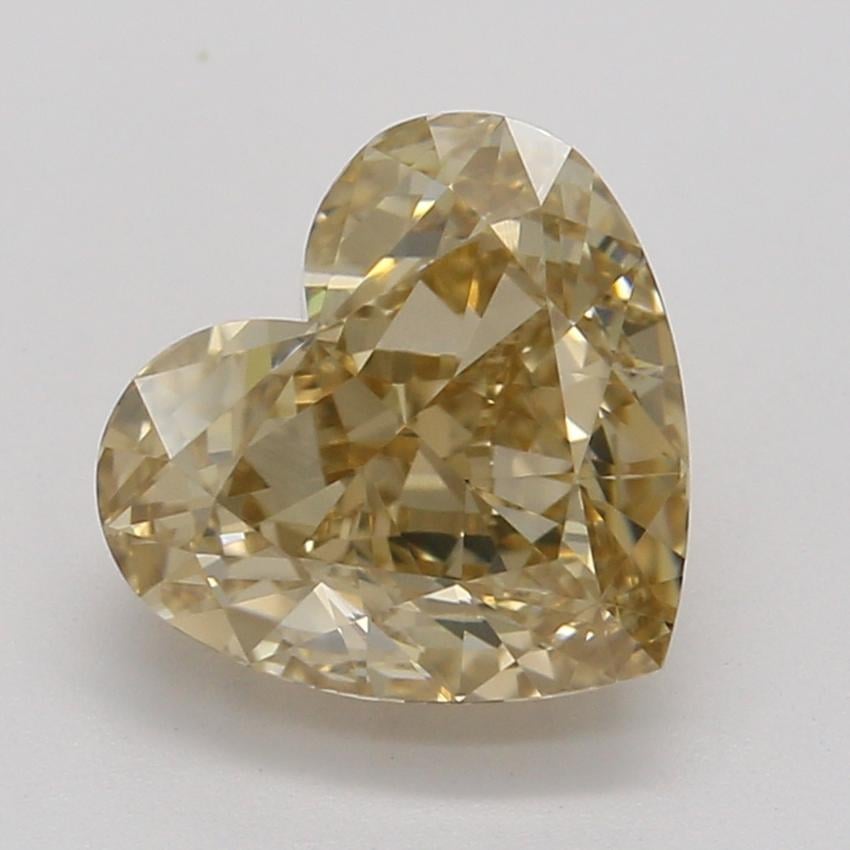 1.22 Ct. Fancy Brown-Yellow Heart Diamond