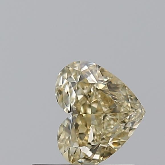 0.71 Ct. Fancy Light Brown-Yellow Heart Diamond
