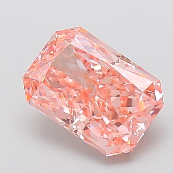 2.51 Ct. Fancy Vivid Pink Radiant Lab Grown Diamond