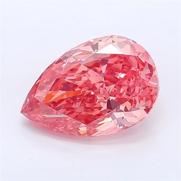 1.04 Ct. Fancy Vivid Pink Pear Lab Grown Diamond