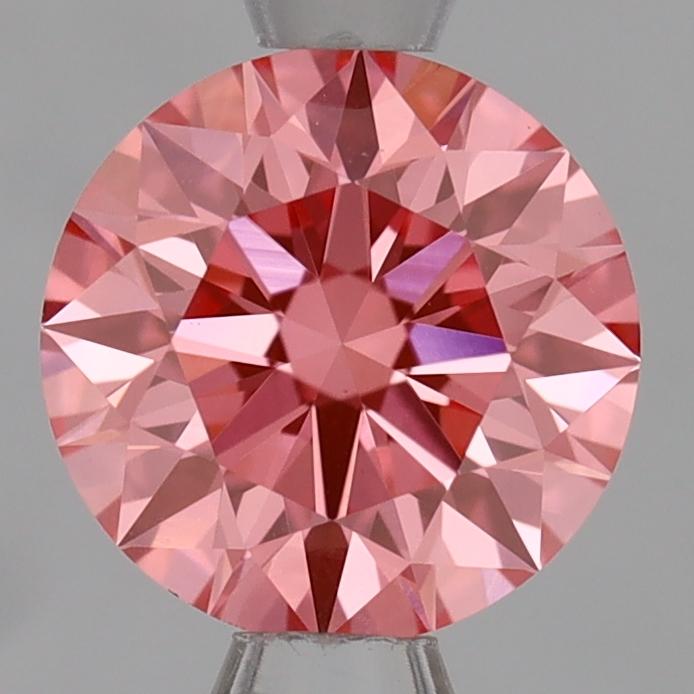 1.02 Ct. Fancy Vivid Pink Round Lab Grown Diamond