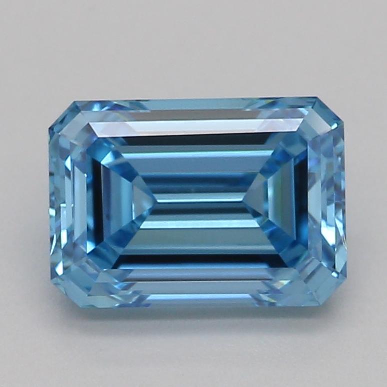 1.04 Ct. Fancy Vivid Blue Emerald Lab Grown Diamond